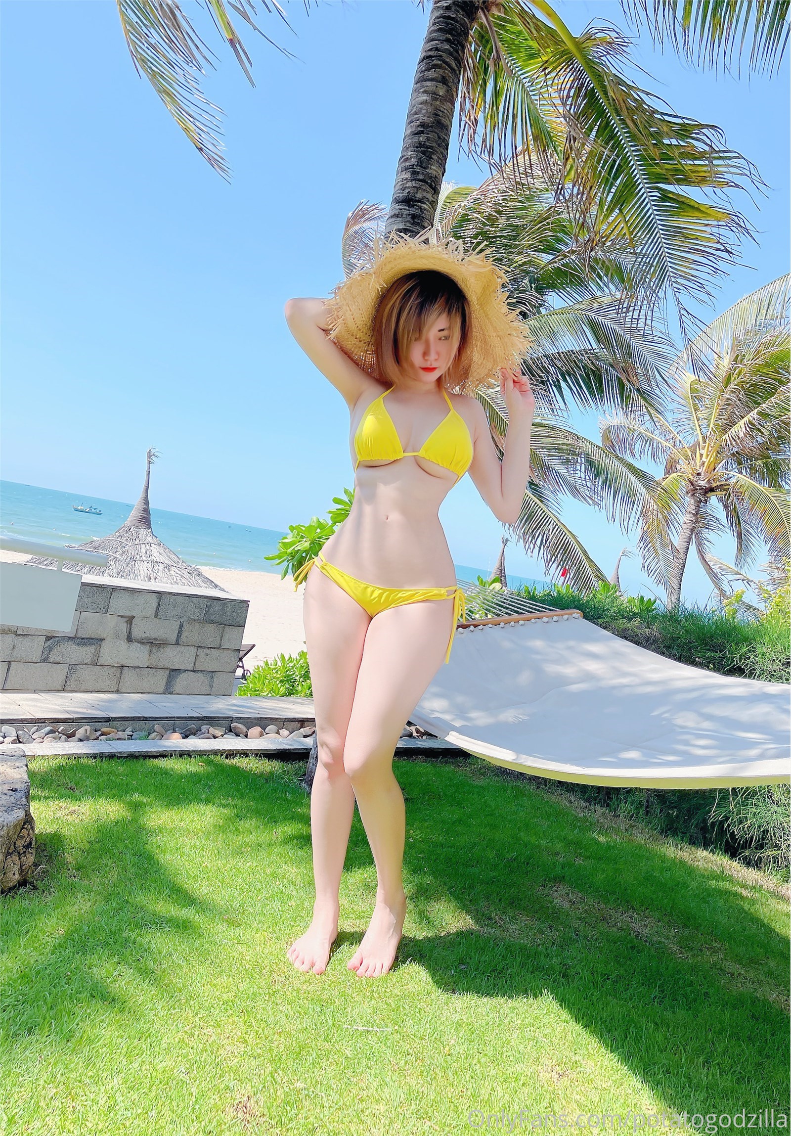 Potato Godzilla NO.033 Yellow Bikini(2)